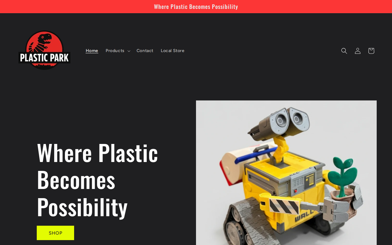 Plastic Park website preview