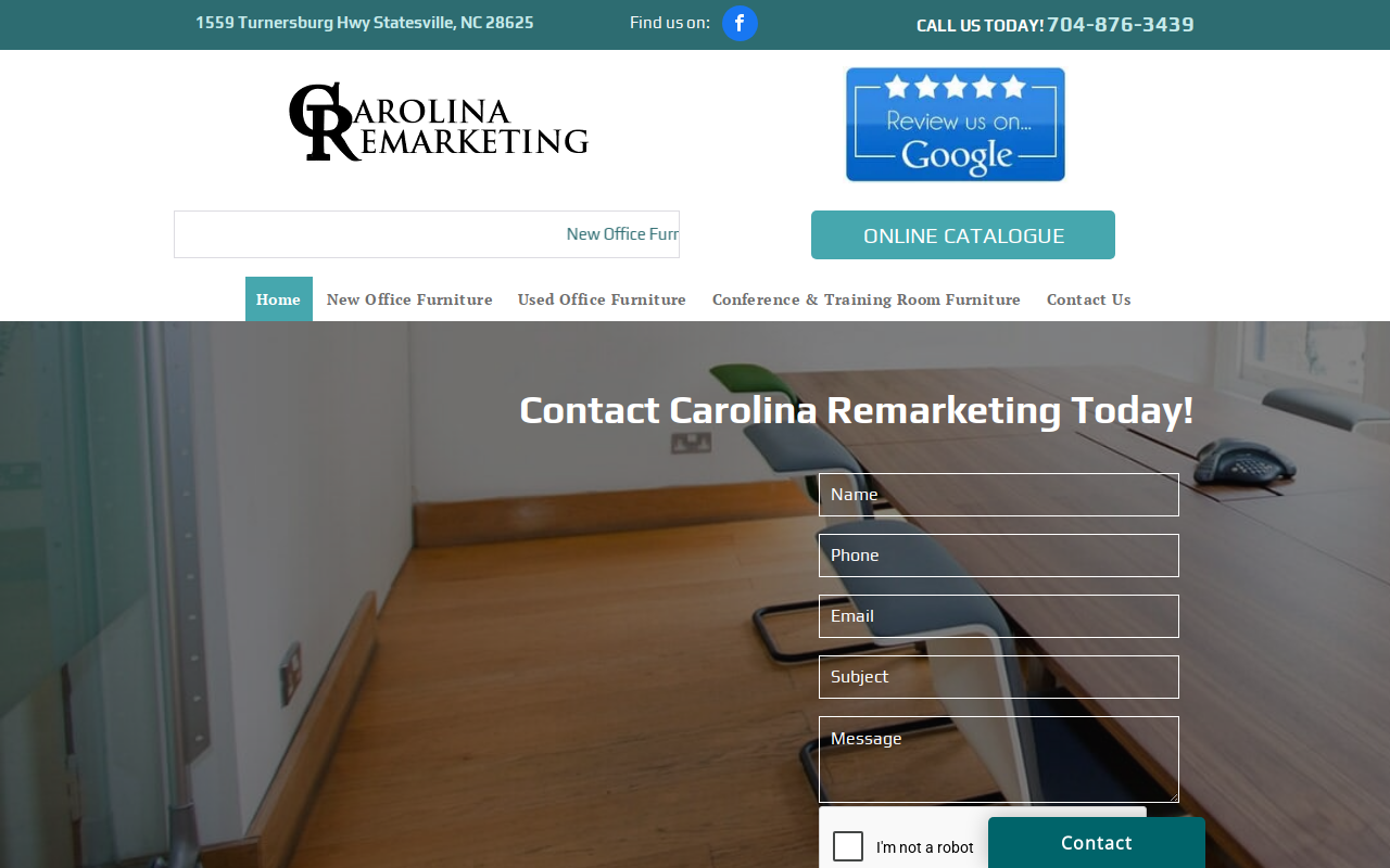 Carolina Remarketing website preview