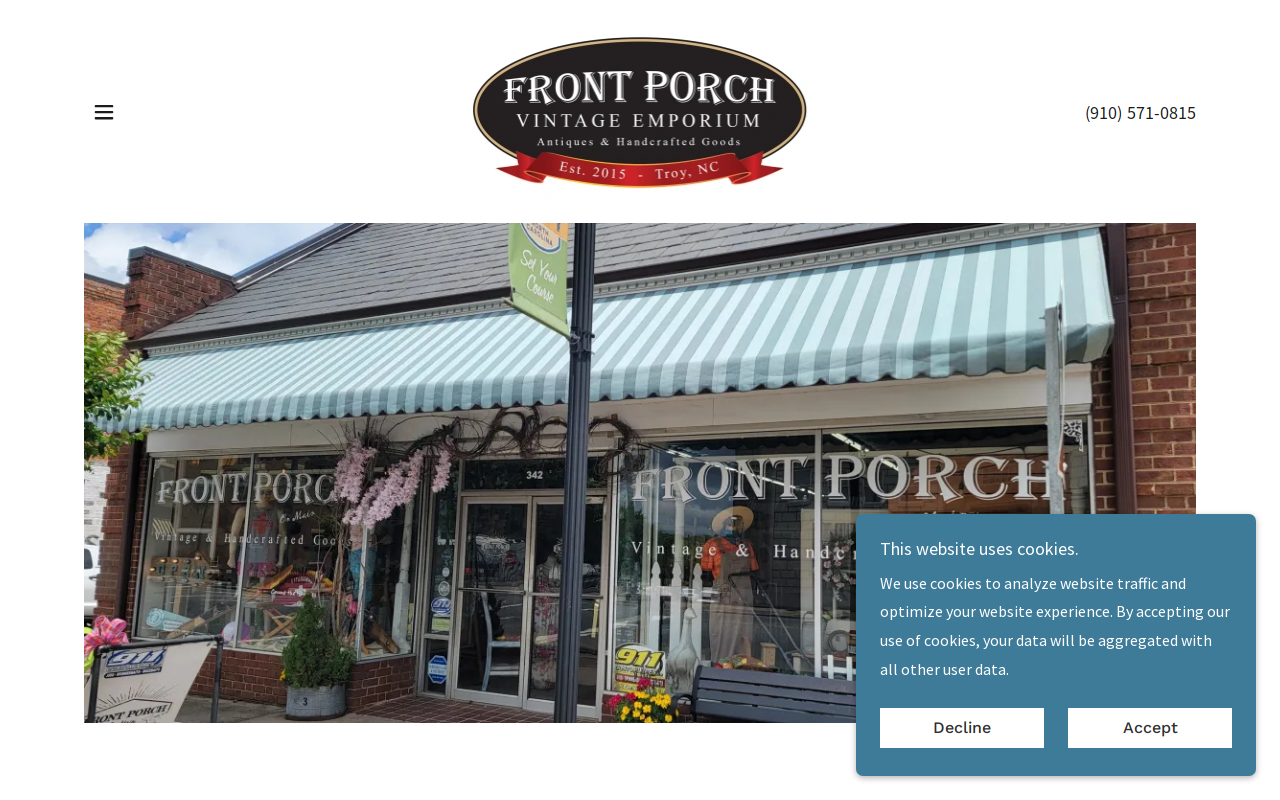 Front Porch Vintage Emporium website preview