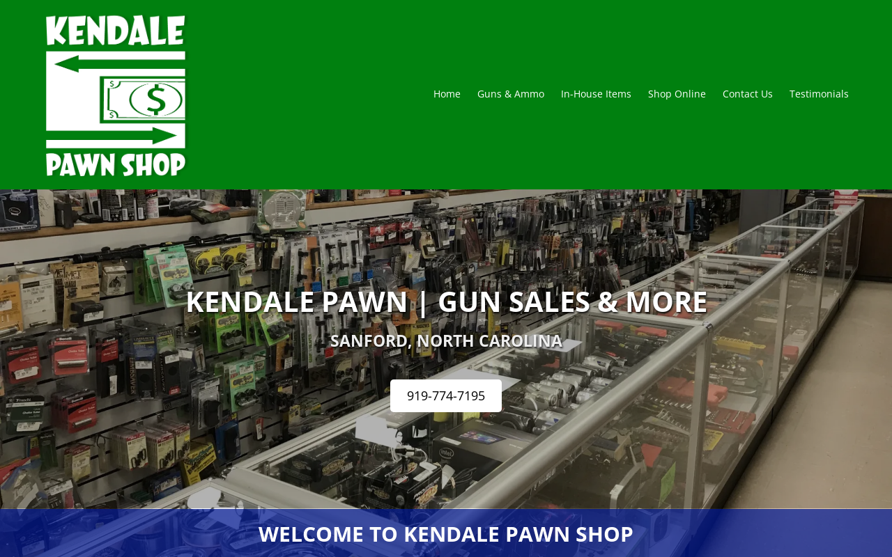Kendale Pawn Shop website preview