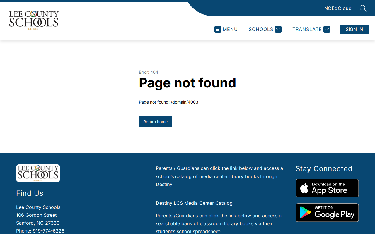 Lee Pto Thrift Shop Inc website preview