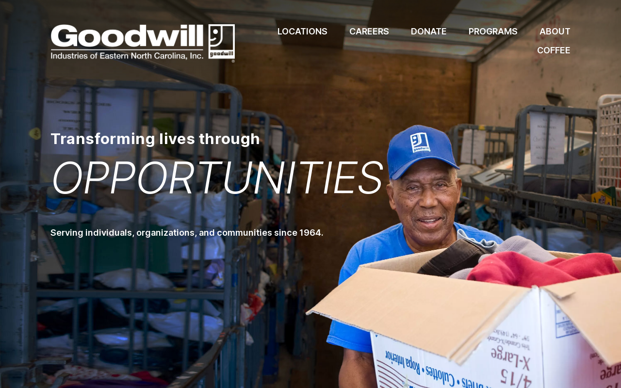 Goodwill Industries Of Eastern Nc, Inc. - Morrisville website preview