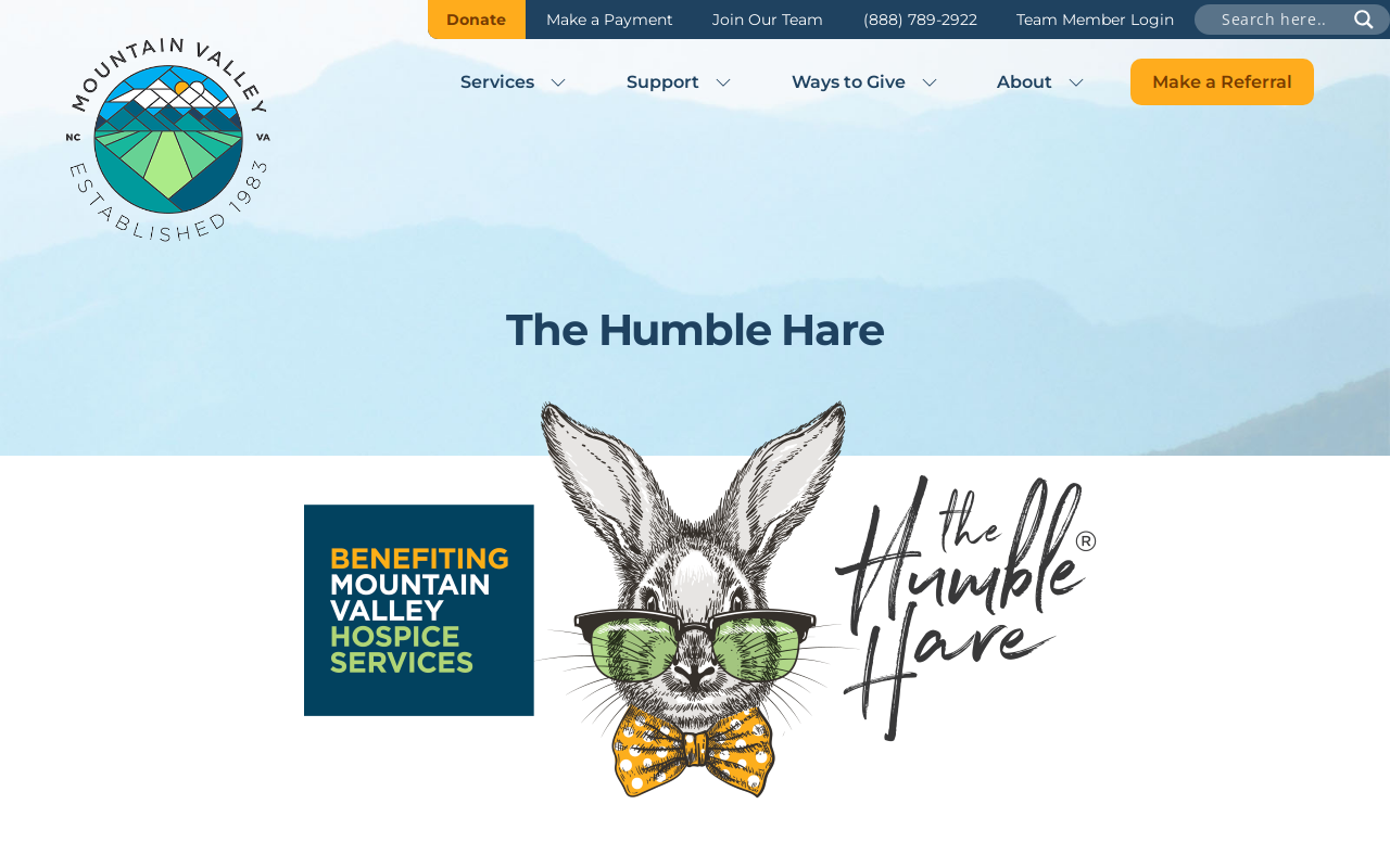 The Humble Hare Mount Airy website preview