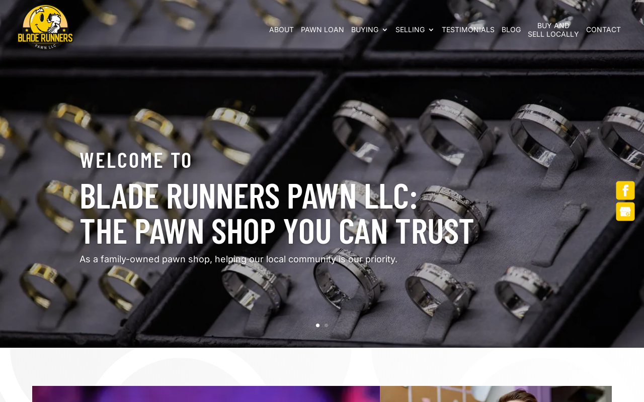 Blade Runners Pawn website preview