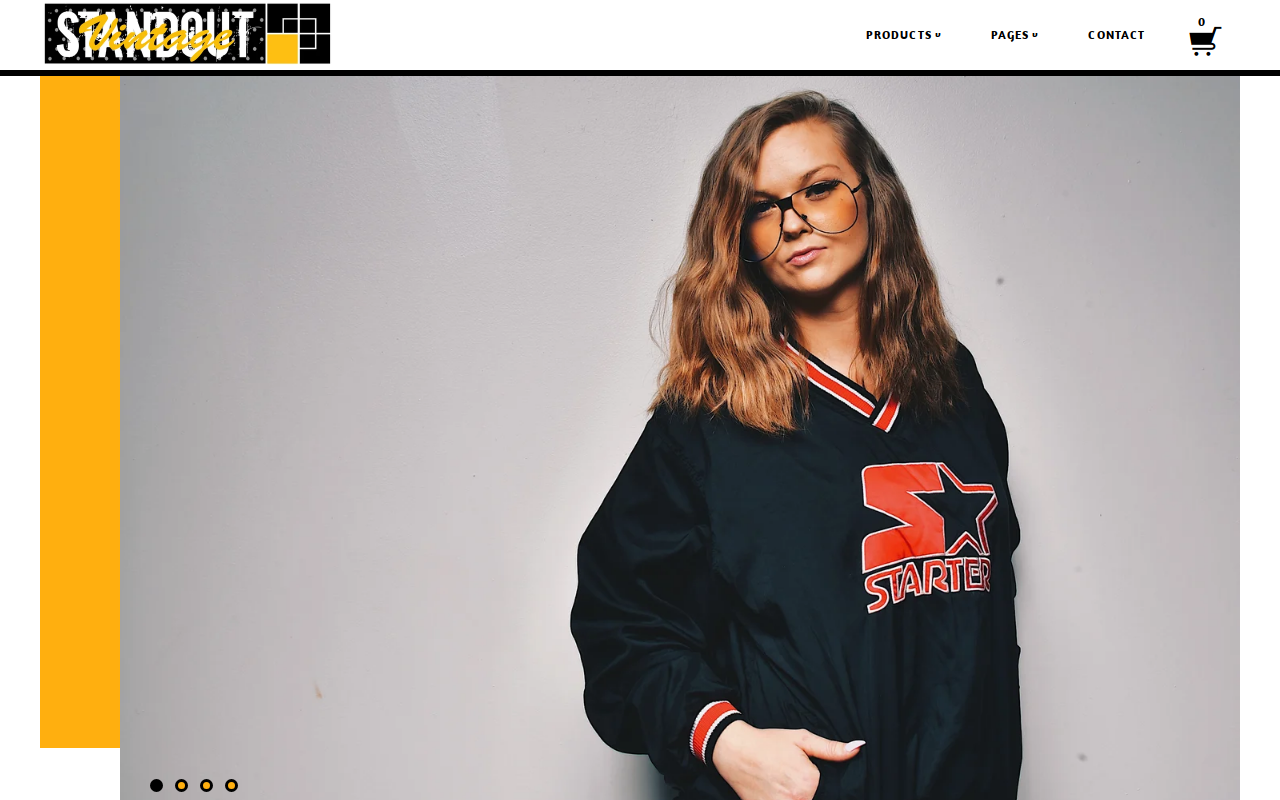 Standout Vintage website preview