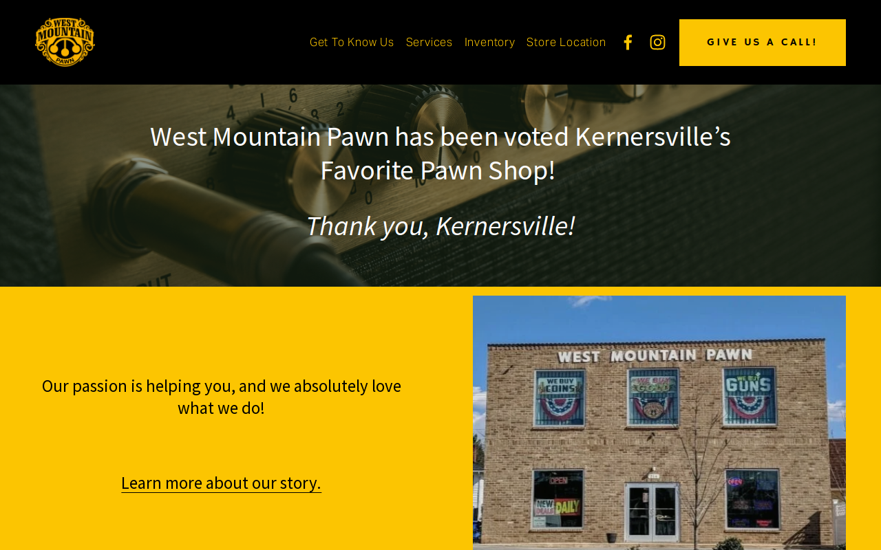 West Mountain Pawn website preview