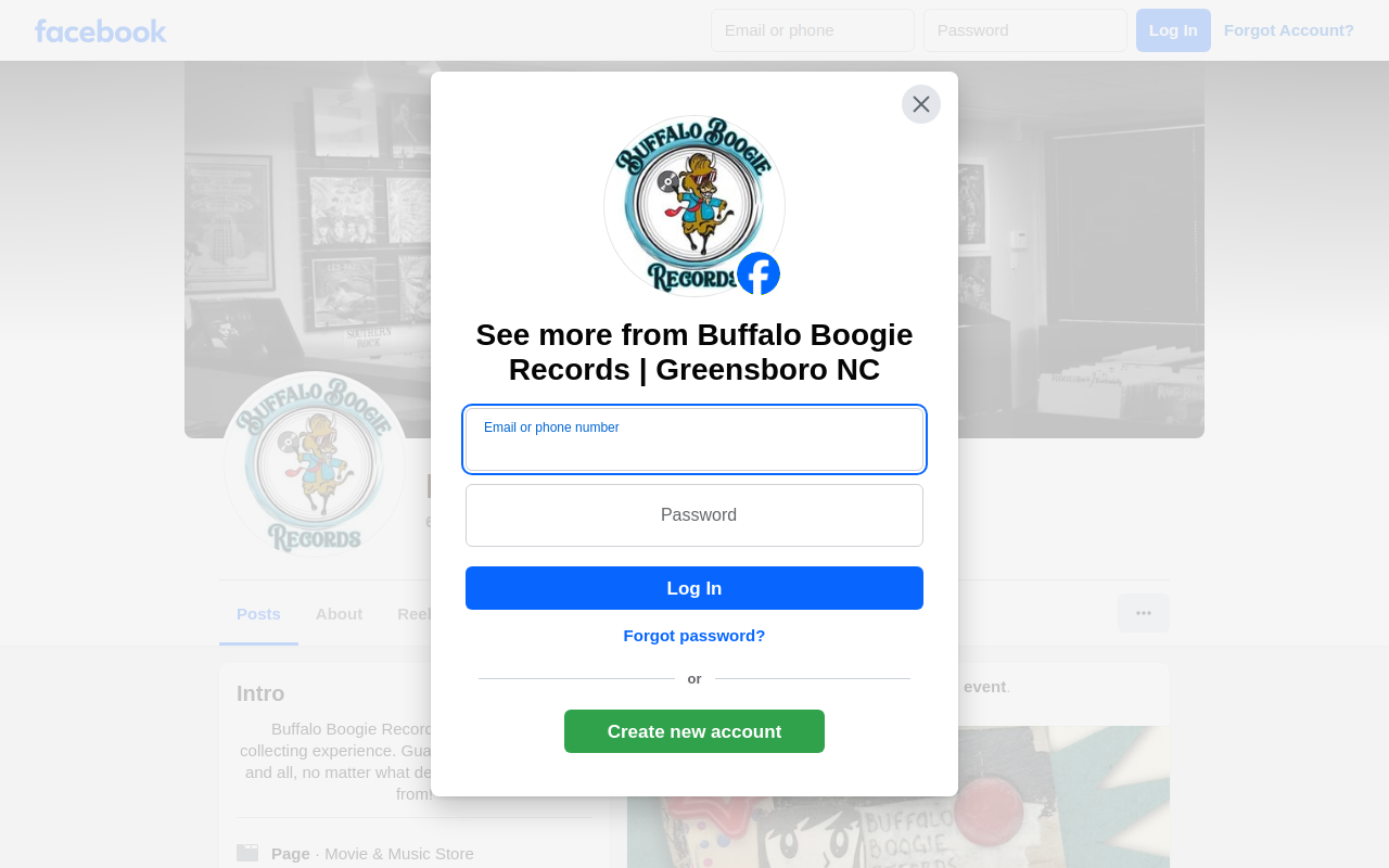Buffalo Boogie Records website preview