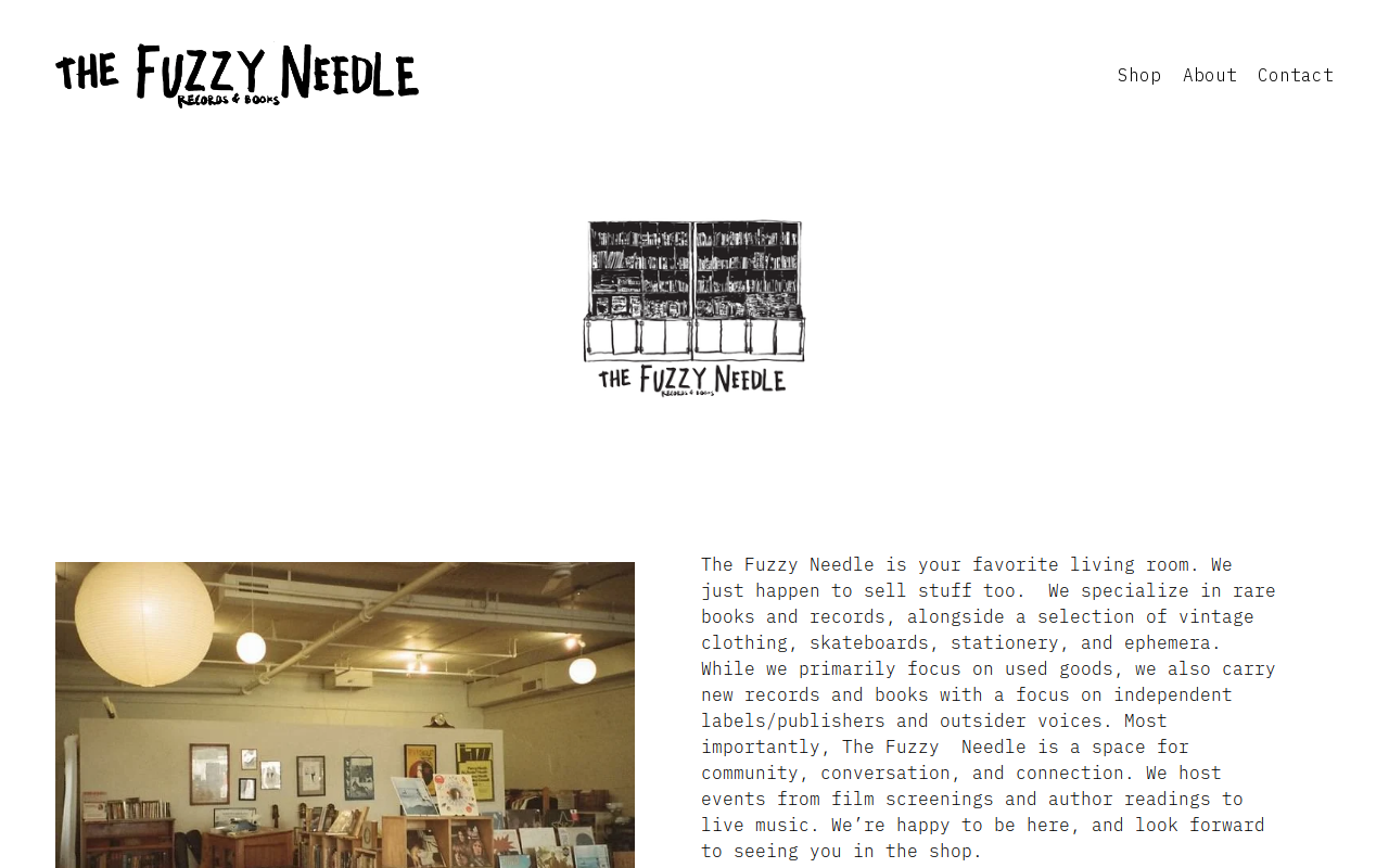 The Fuzzy Needle website preview