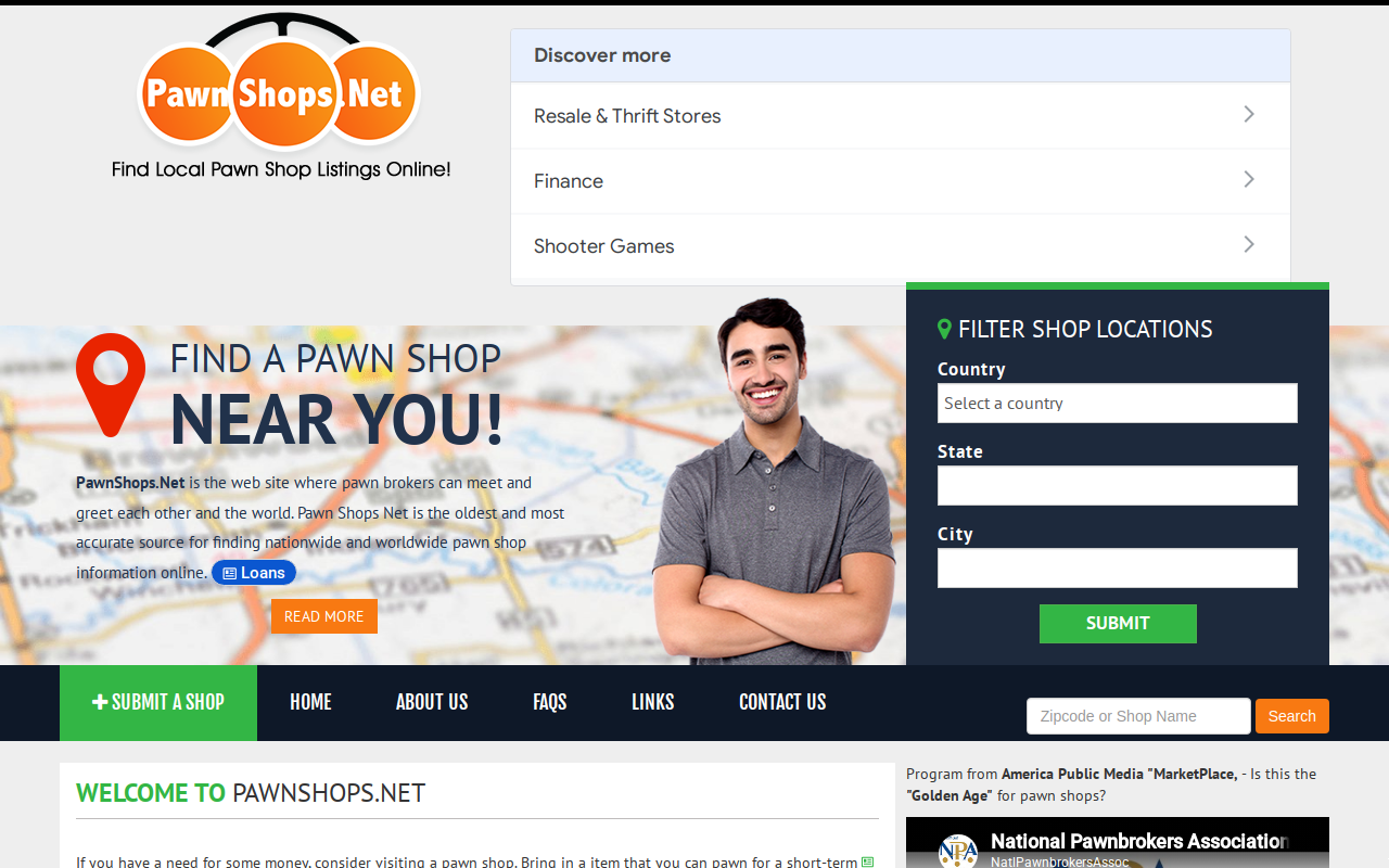 Kathye's Jewelry and Pawn website preview