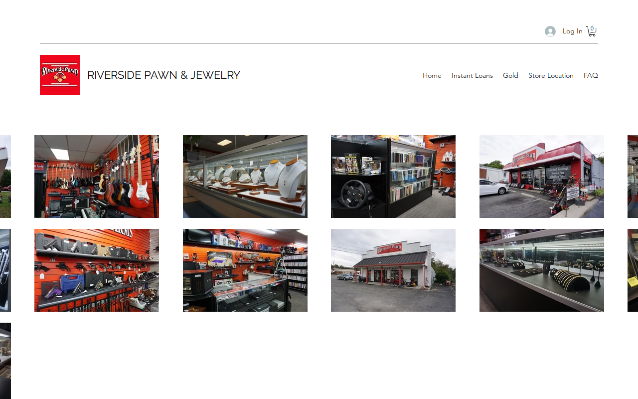 Riverside Pawn NC Inc website preview