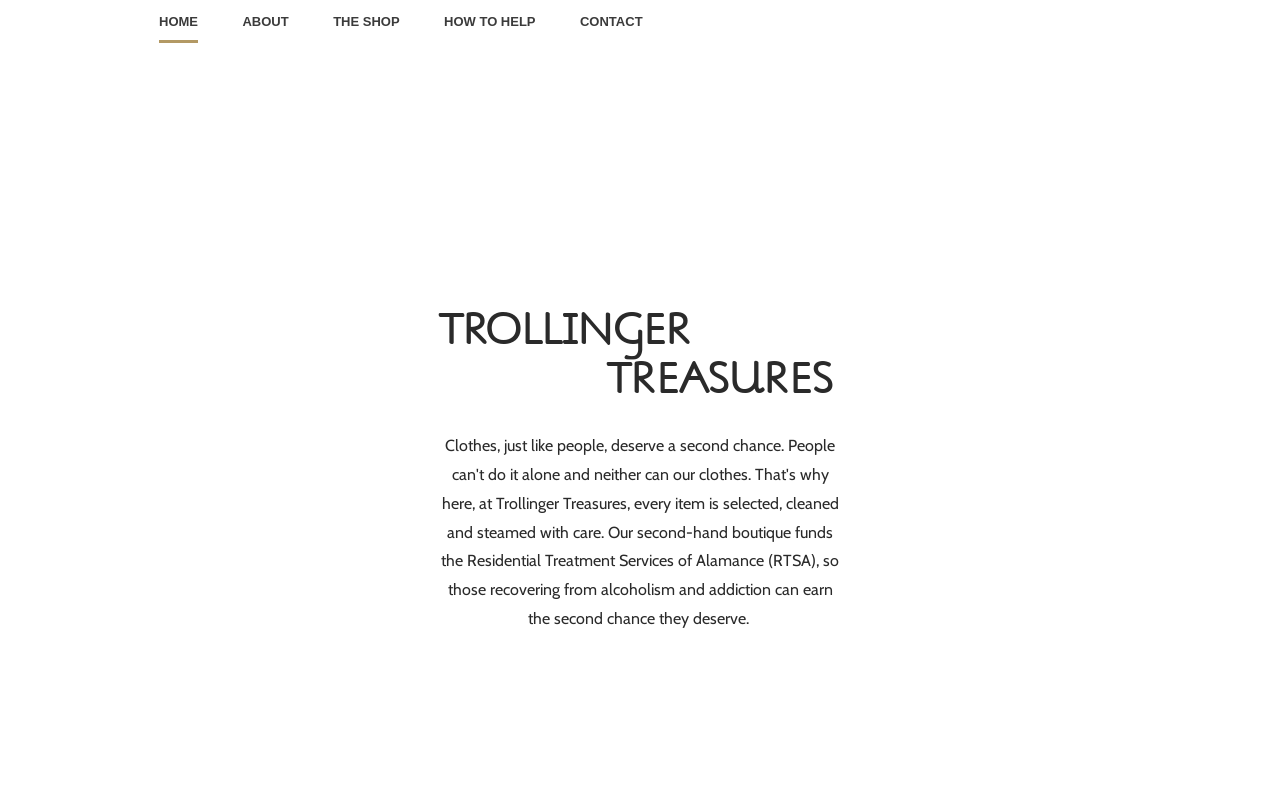 Trollinger Treasures website preview