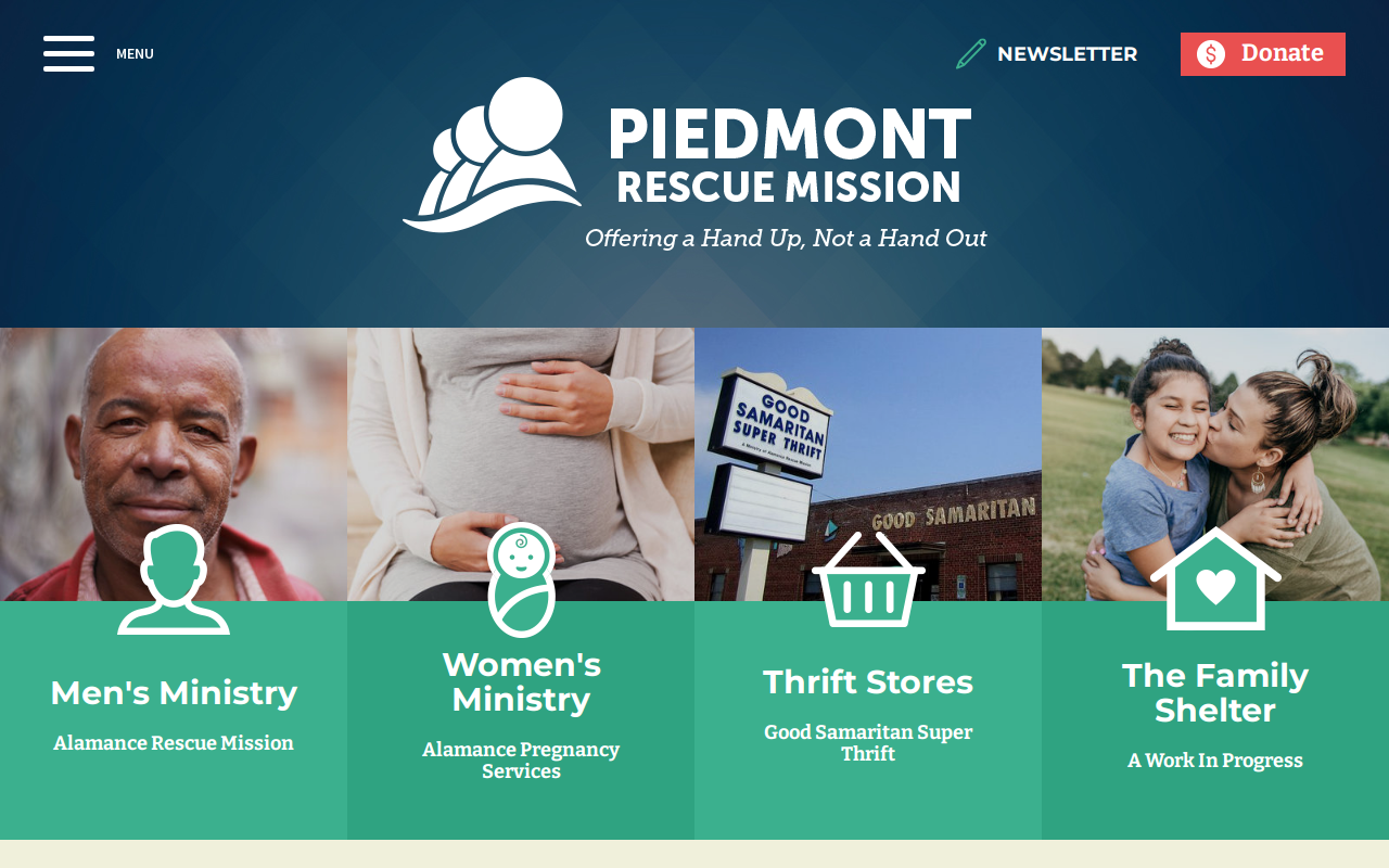 Good Samaritan Super Thrift website preview