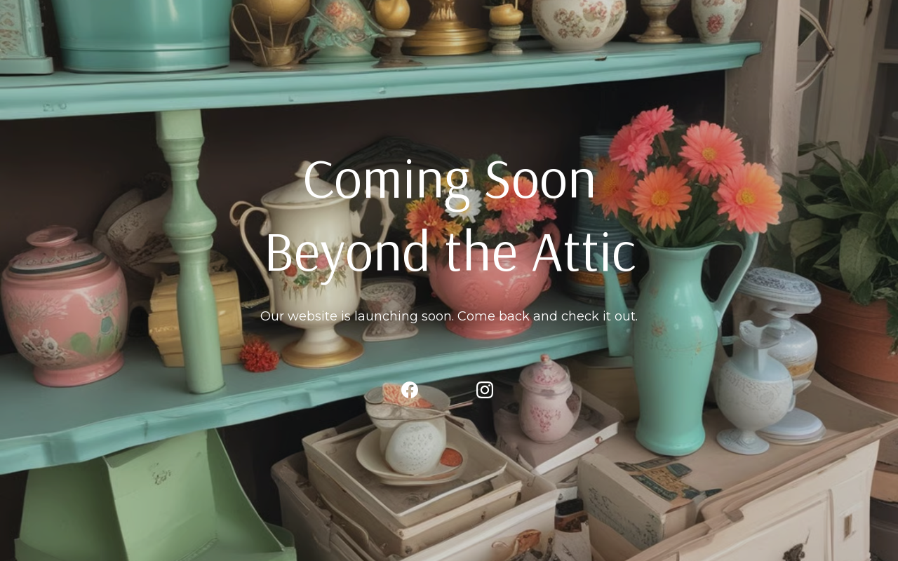 Beyond the Attic website preview