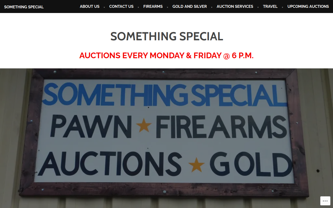 Something Special Pawn-Auctions-Firearms website preview