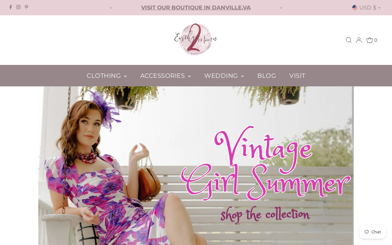 2 Earthy Mamas website preview
