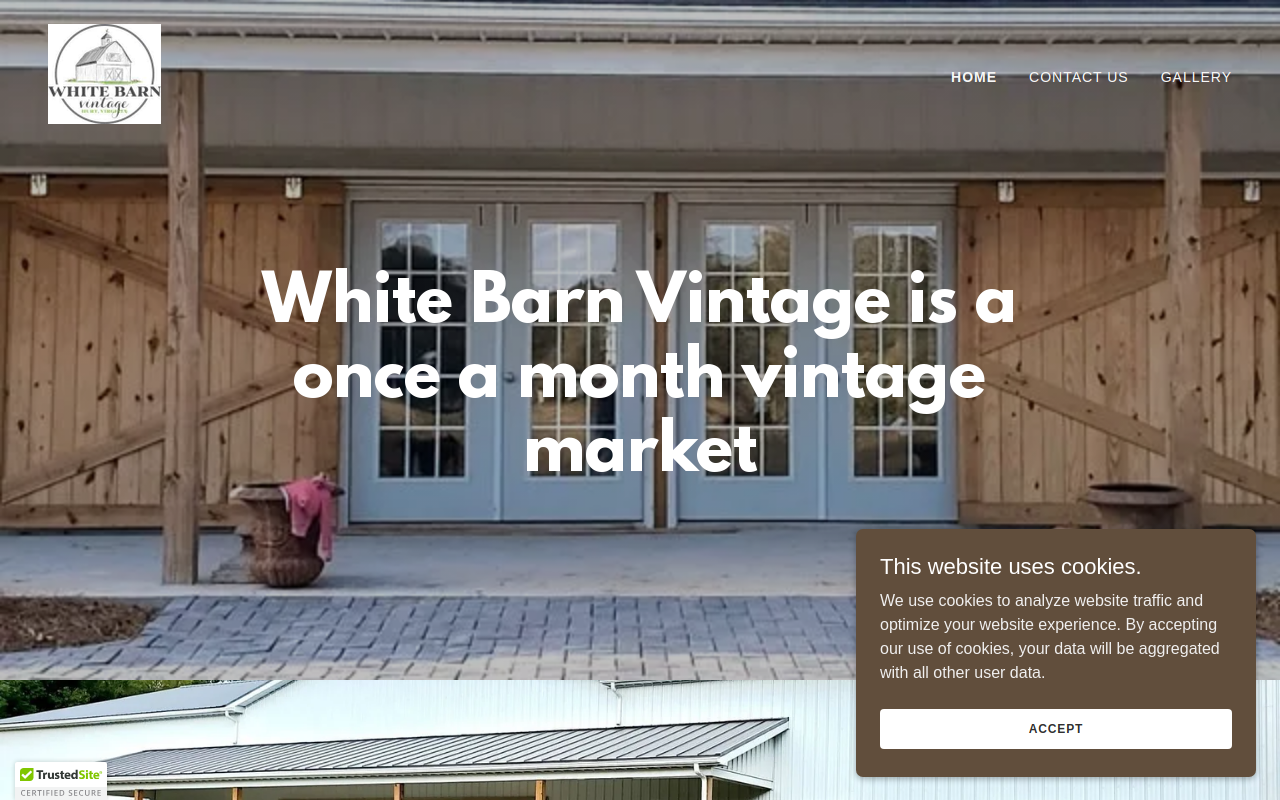 White Barn Vintage website preview