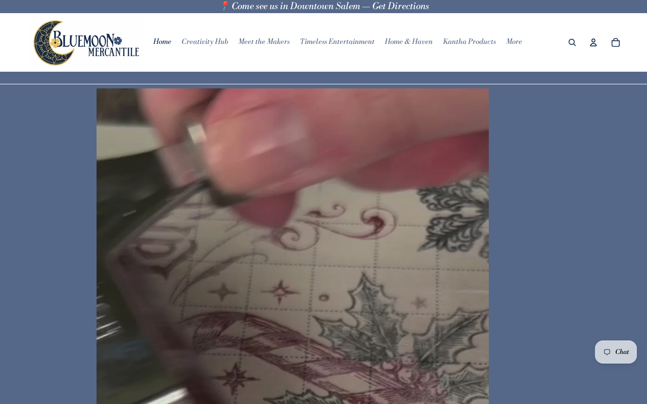 Blue Moon Vintage Mercantile website preview
