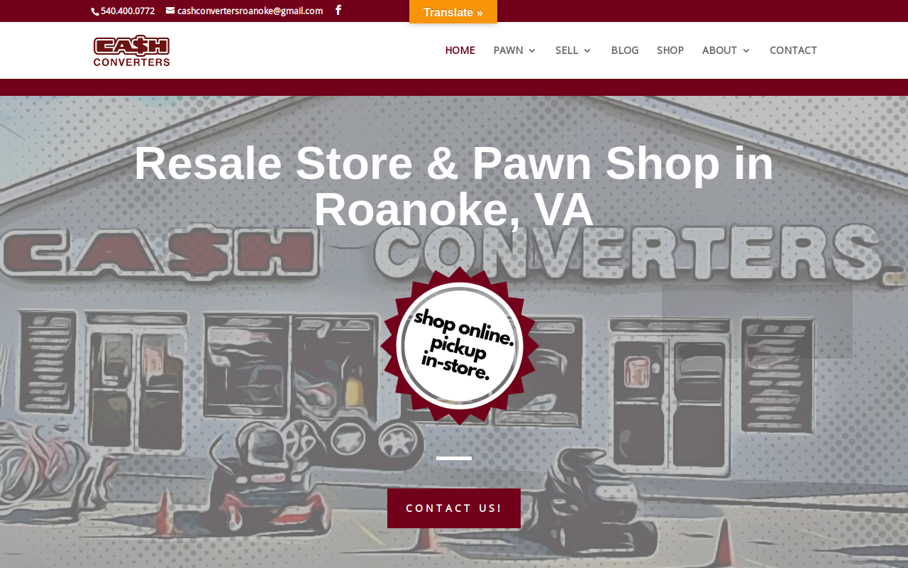 Cash Converters website preview