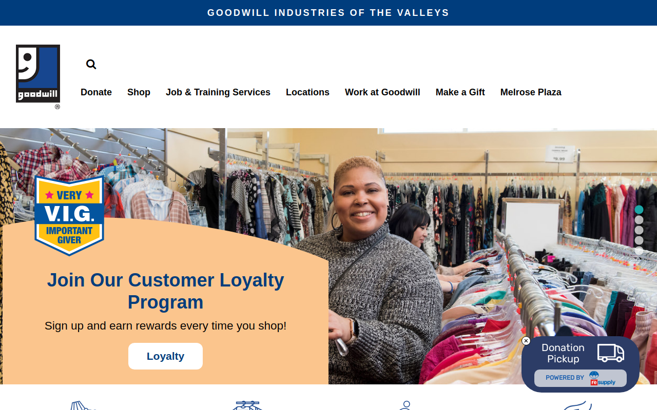 Goodwill Store and Donation Center - Lynchburg: Old Forest website preview