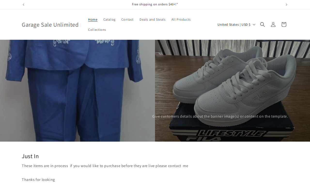Garage Sale Unlimited website preview