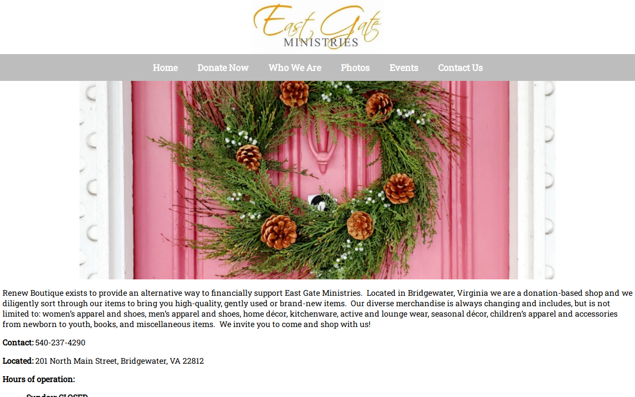 Renew Boutique website preview