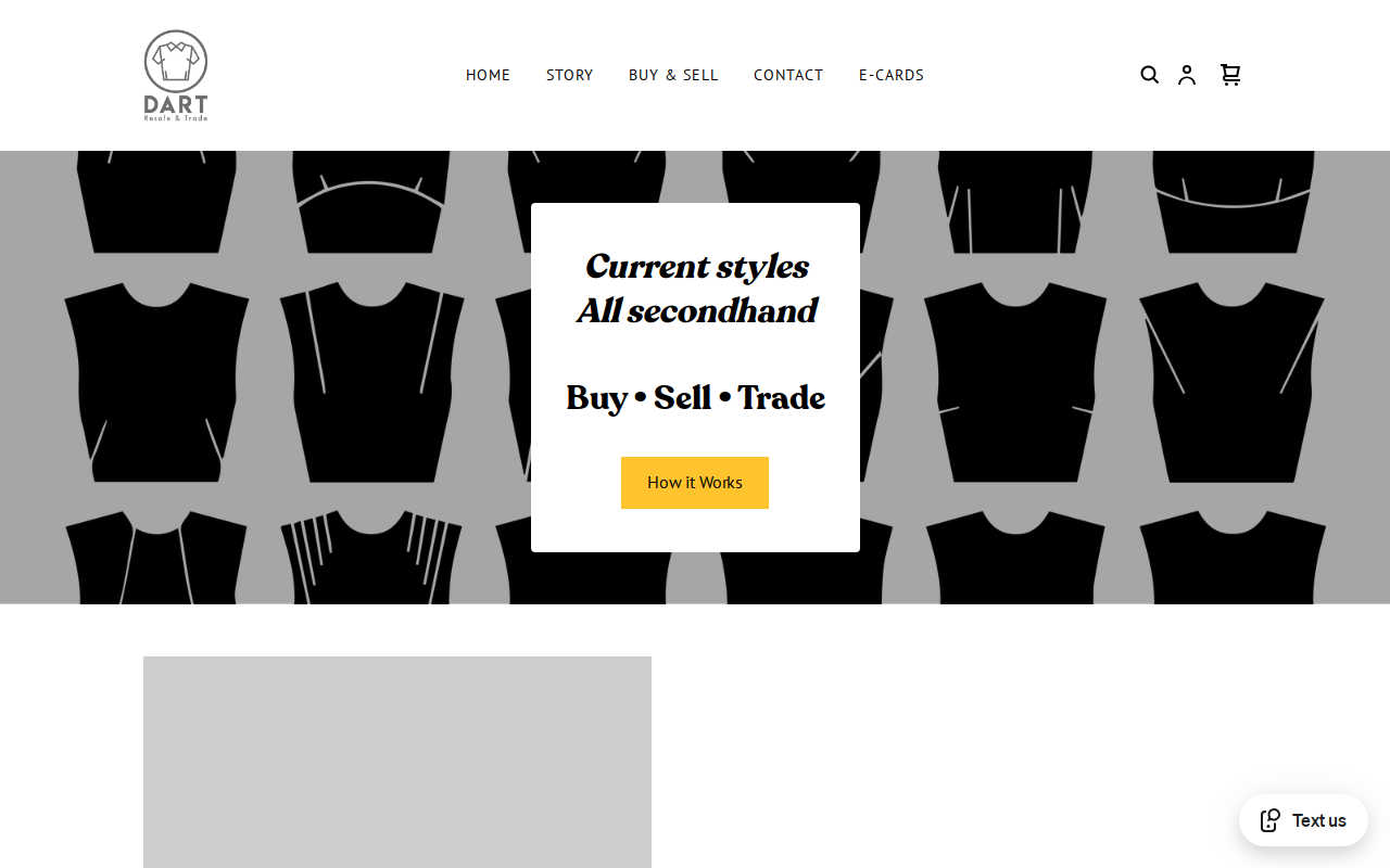 Dart Resale and Trade website preview