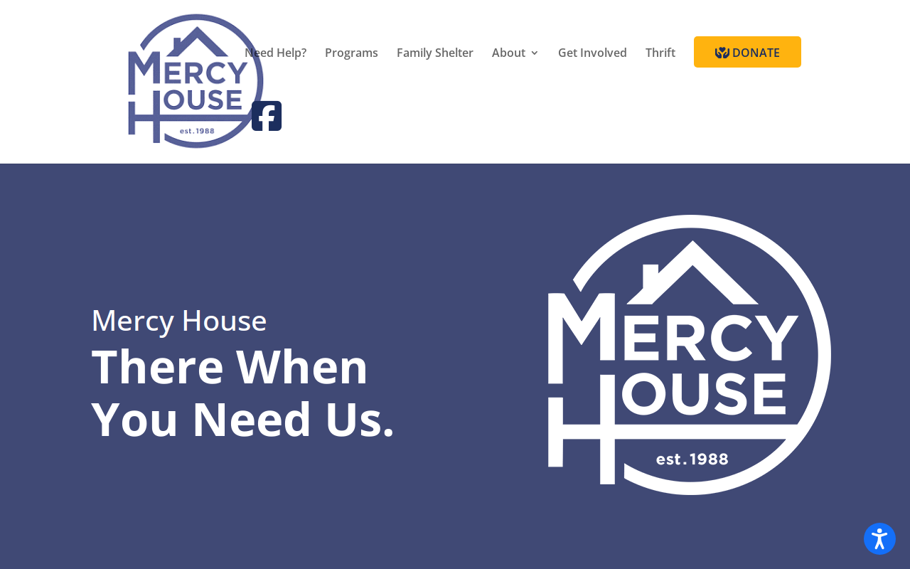 Mercy House Thrift Store website preview