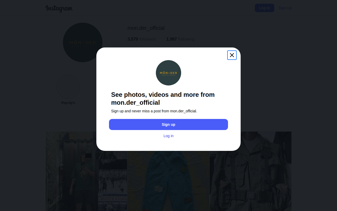 Môn•der website preview