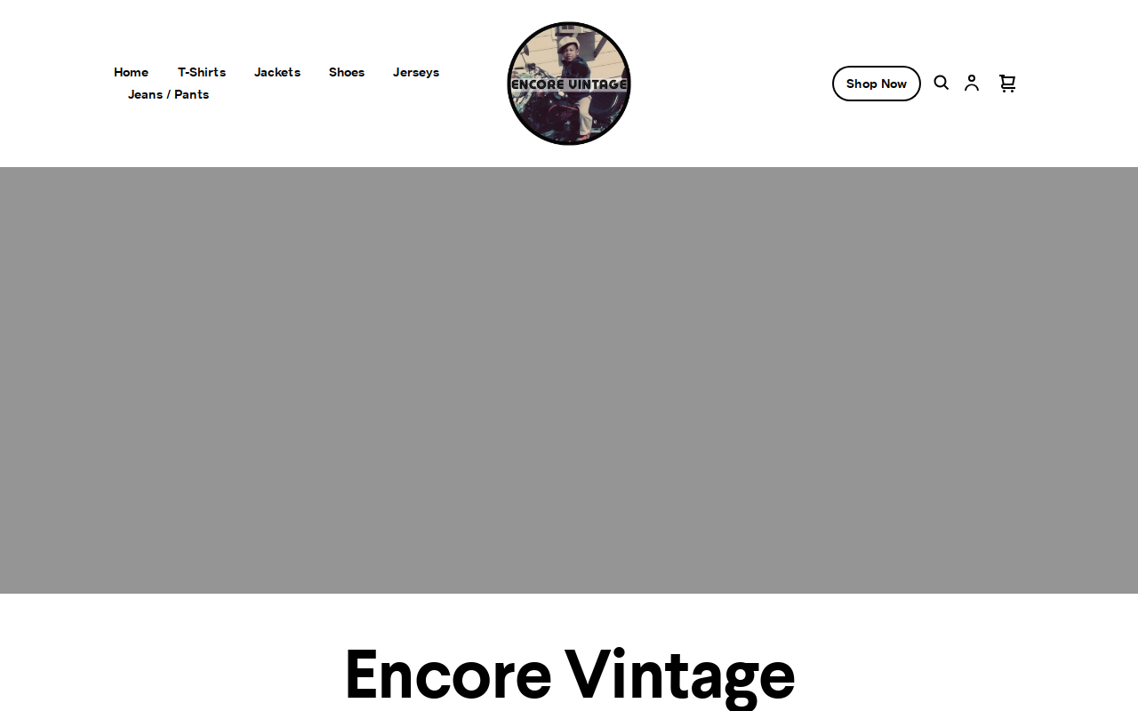 Encore Vintage website preview