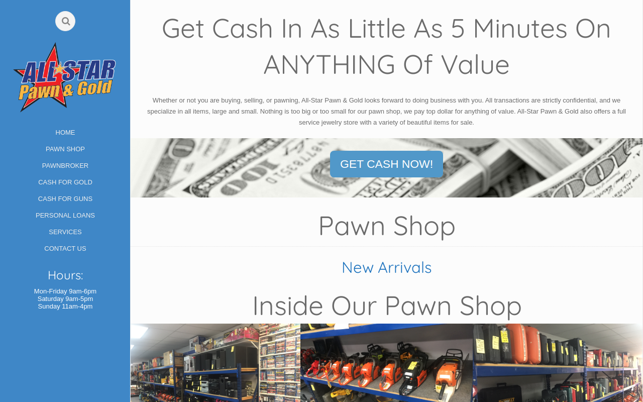 All Star Pawn & Gold website preview