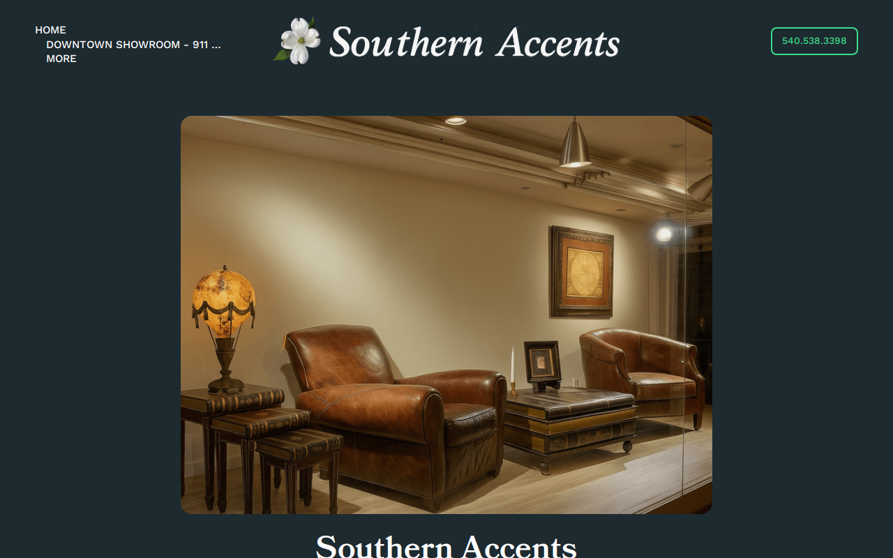 Etc By Southern Accents website preview