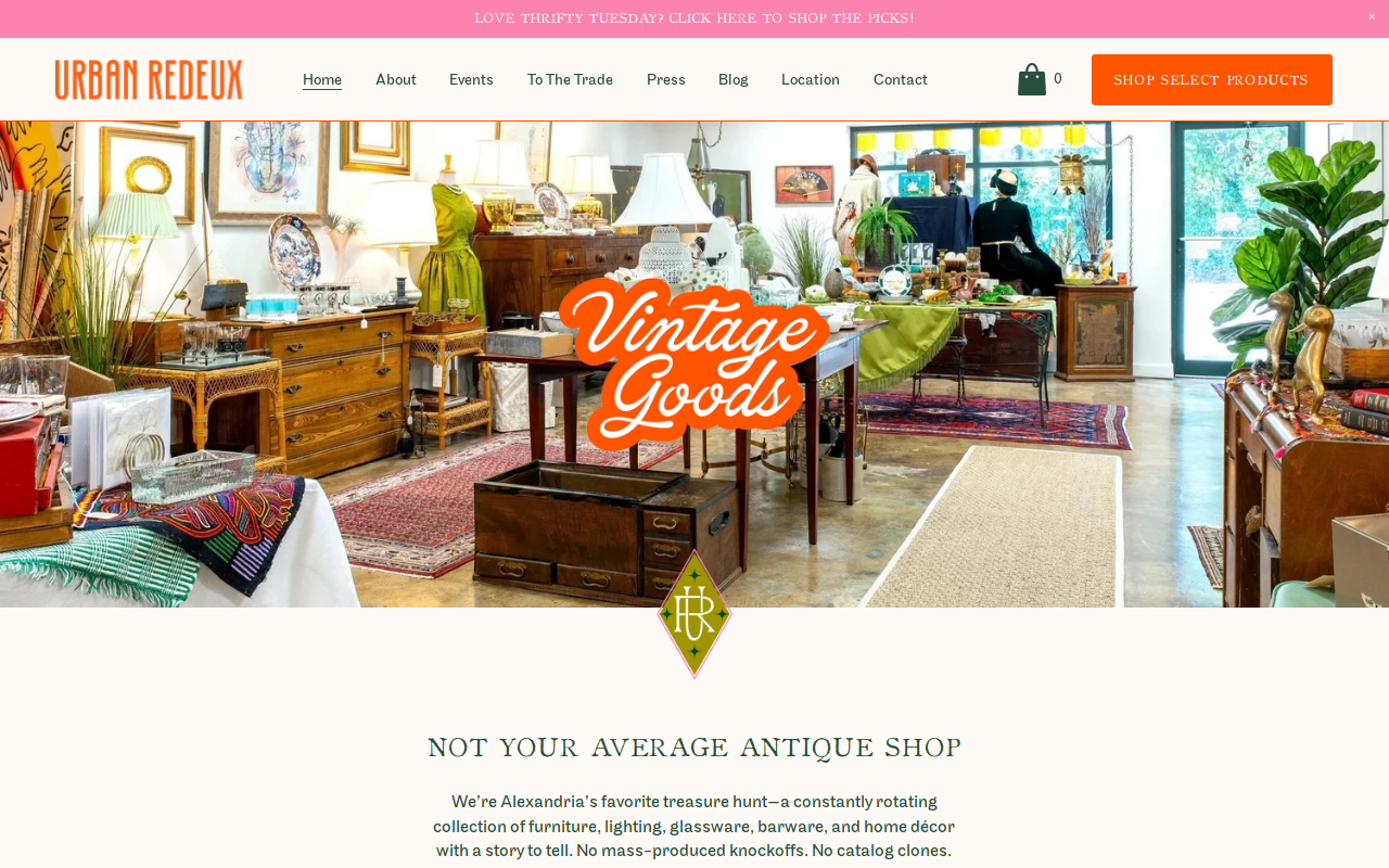 Urban Redeux website preview