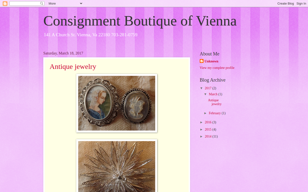 Consignment Boutique of Vienna, Inc website preview