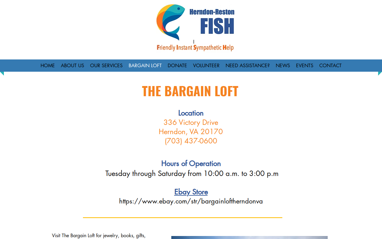 Bargain Loft website preview