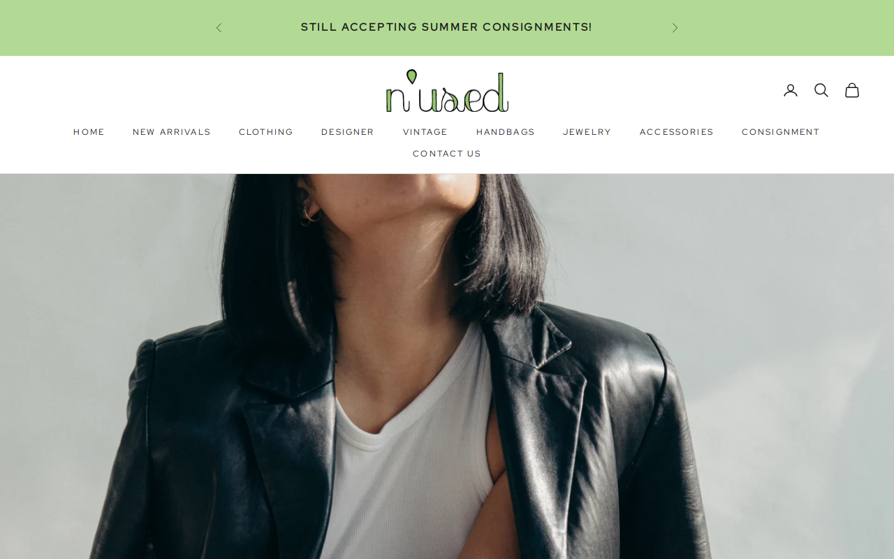 N'Used website preview