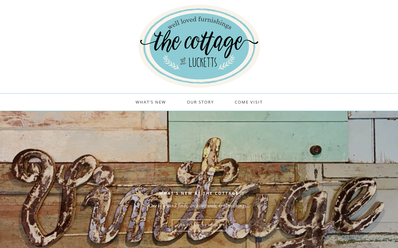 The Cottage website preview
