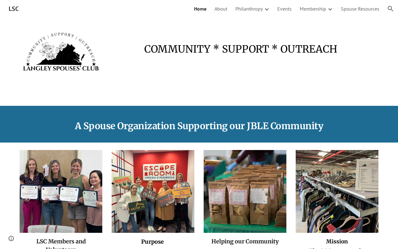 Langley Community Thrift Store website preview