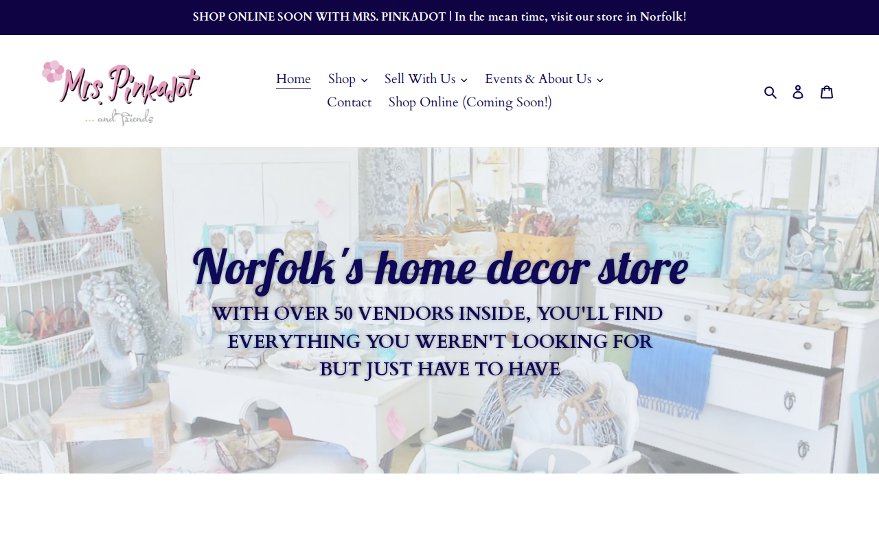 Mrs. Pinkadot website preview