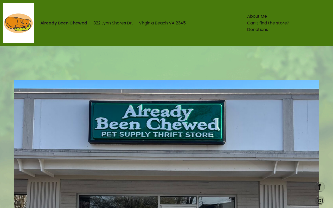 Already Been Chewed website preview