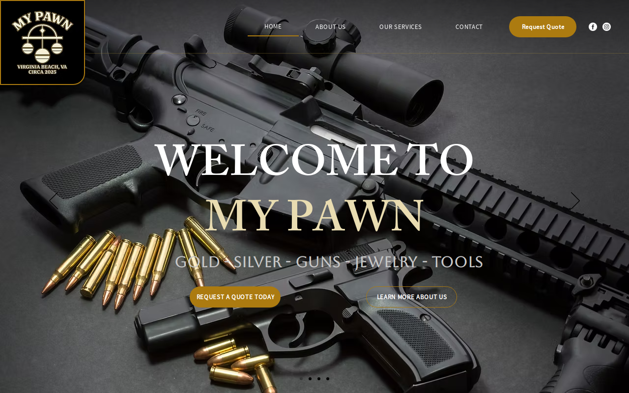 My Pawn website preview