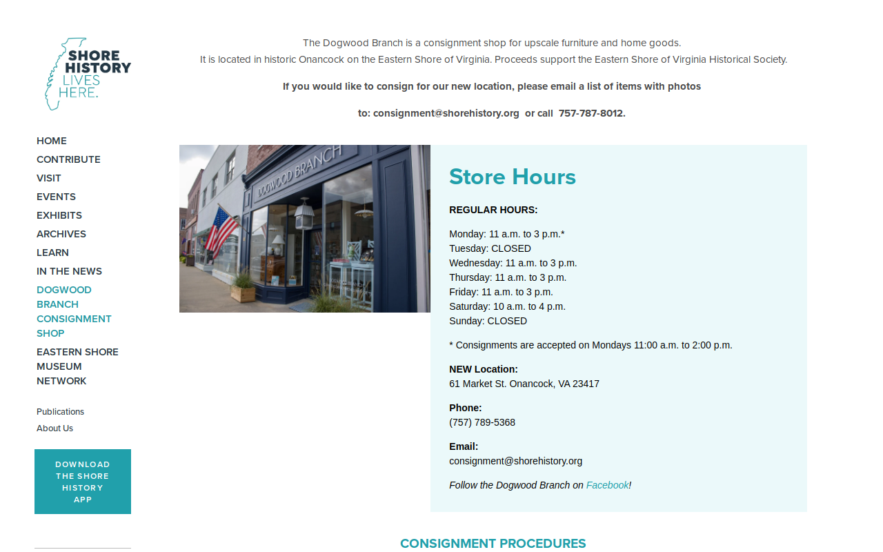 The Dogwood Branch website preview