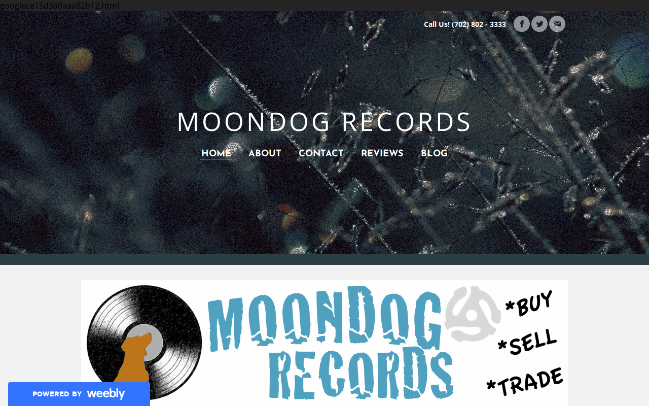 Moondog Records website preview