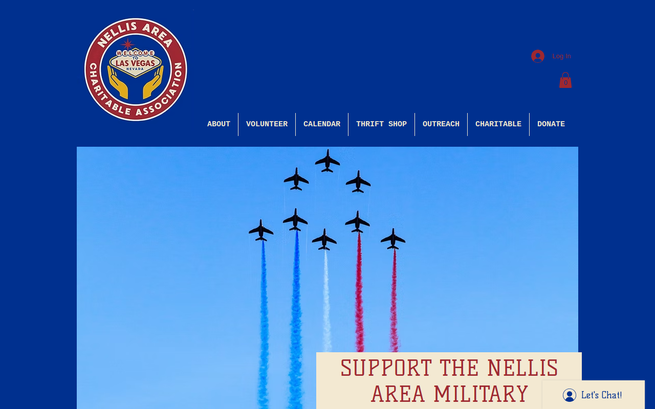 Nellis Area Charitable Association Airman's Attic website preview
