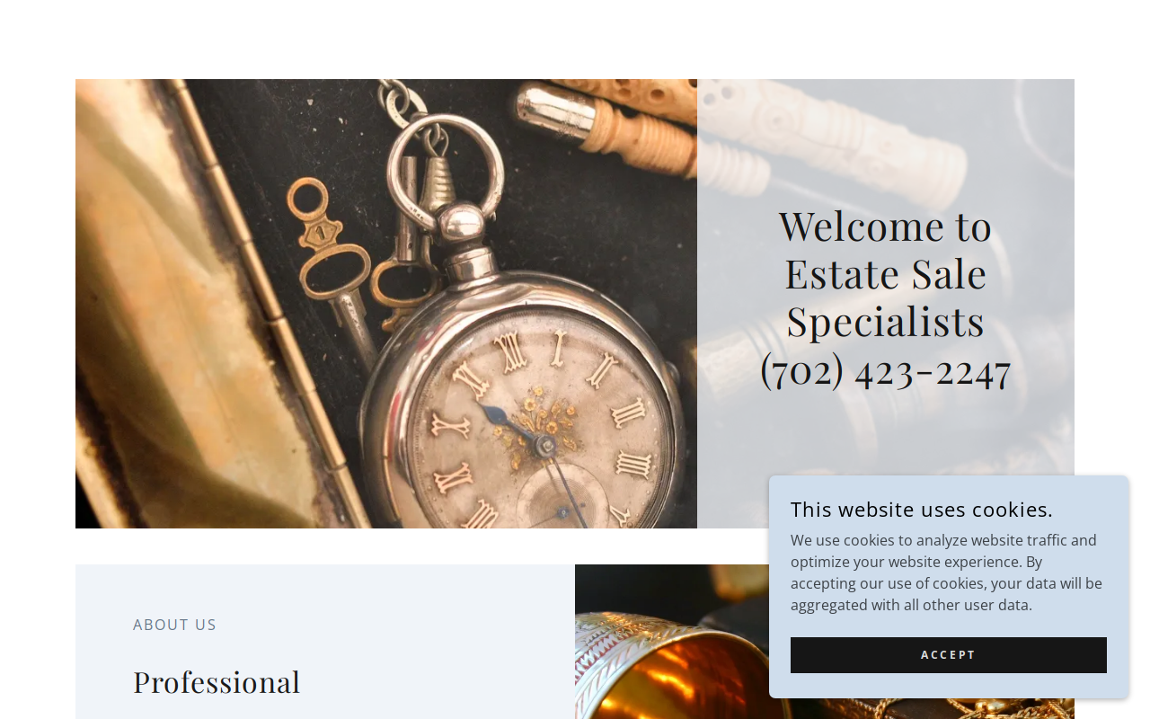 Estate Sale Specialists website preview