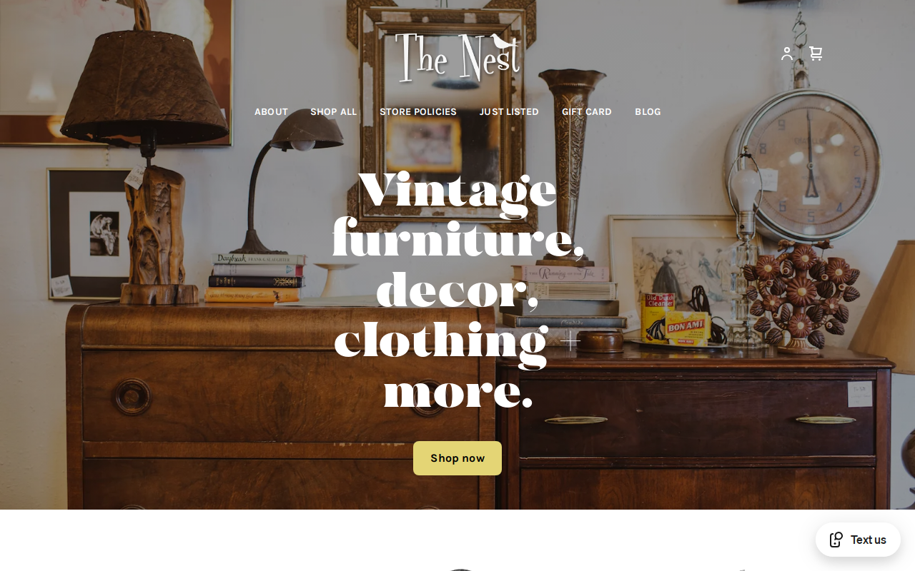 The Nest website preview