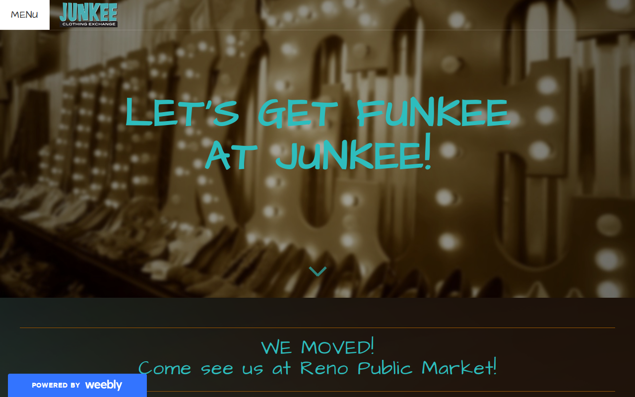 Junkee Clothing Exchange website preview