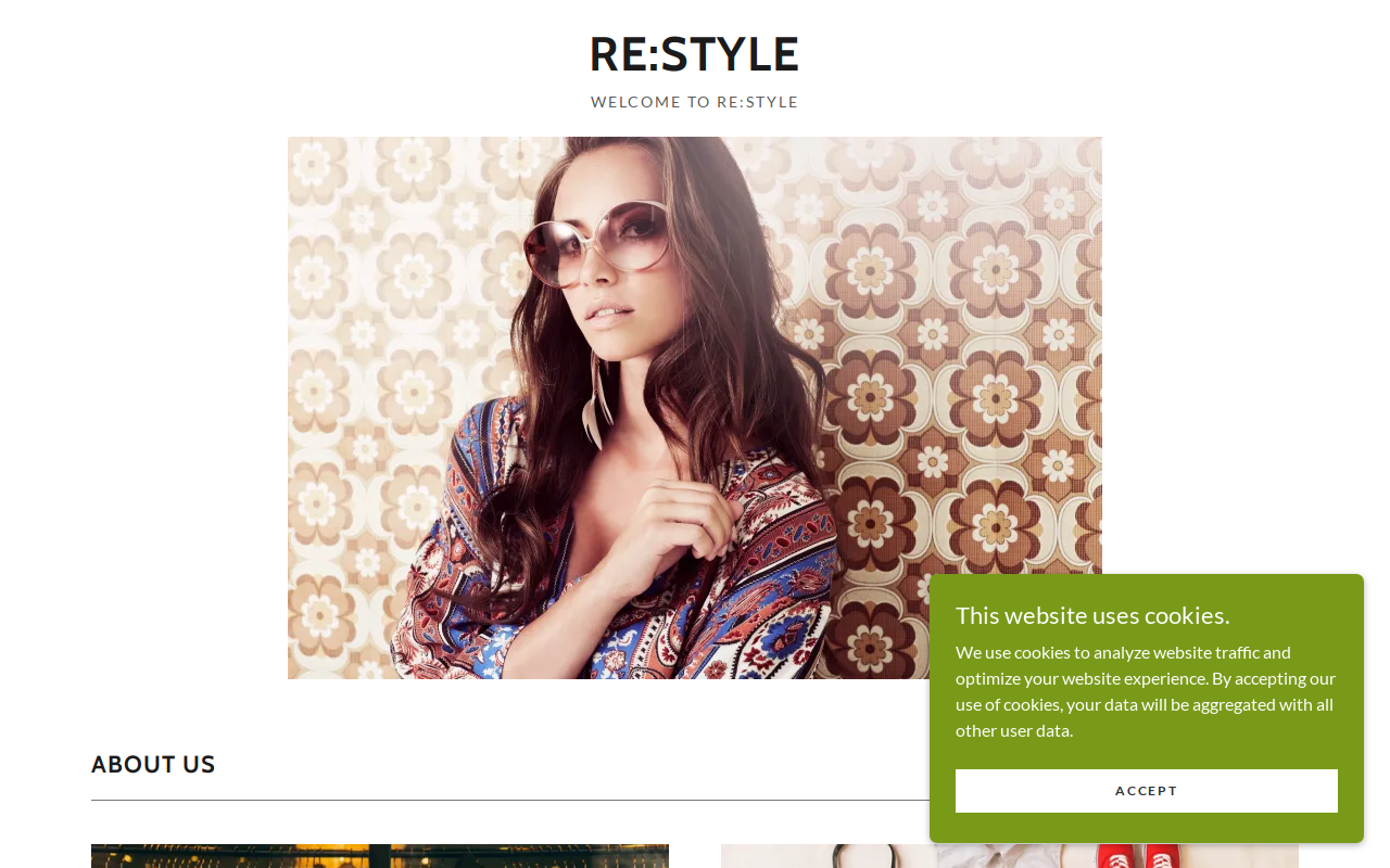 Re:Style website preview