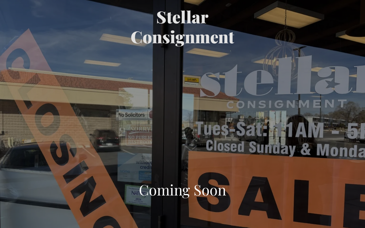 Stellar Consignment website preview