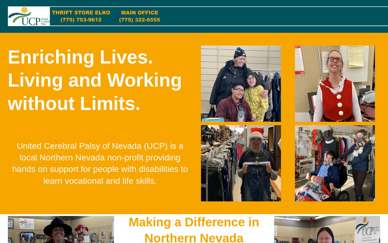 United Cerebral Palsy Of Nevada website preview
