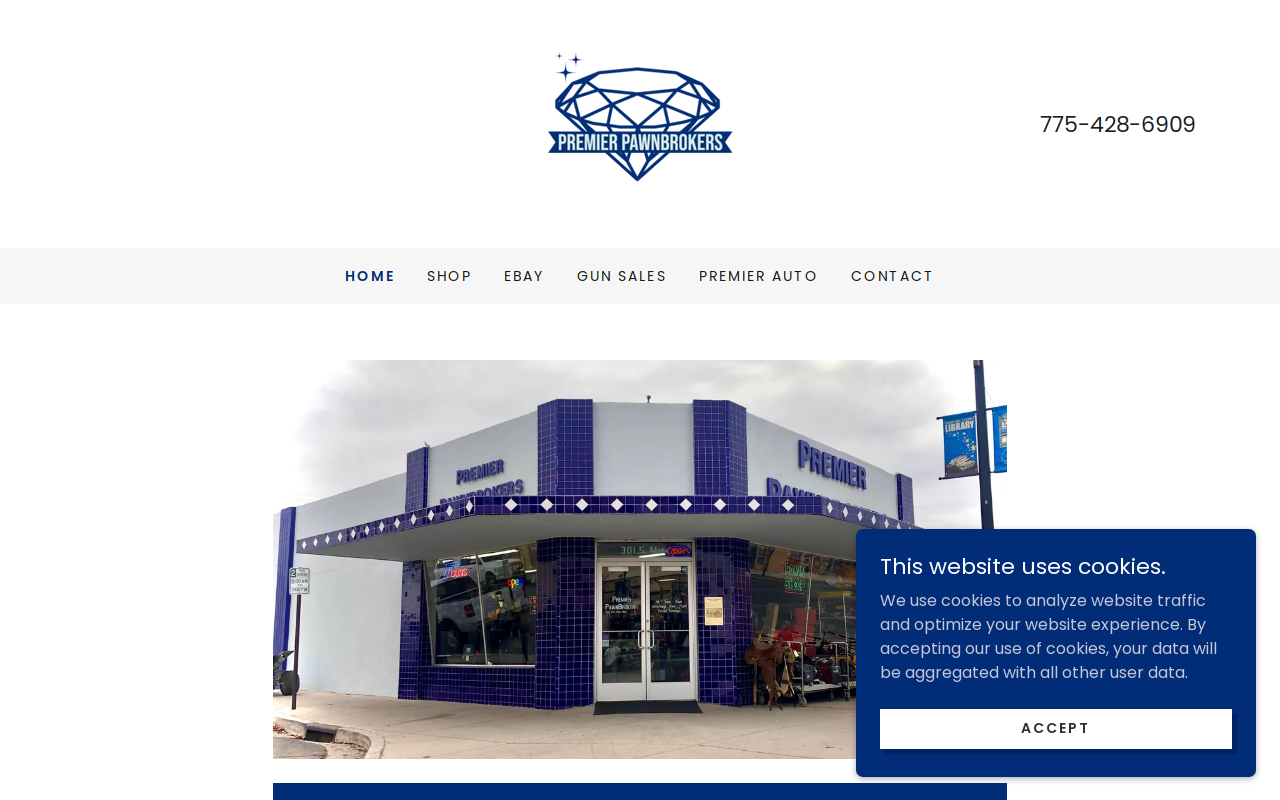 Premier Pawnbrokers website preview